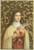 St Therese of Lisieux Gold Foil Mosaic Wall Plaque