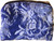 Rosary Pouch
Blue & White Floral 
Zipper Close