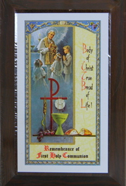 First Communion Wood Keepsake Plaque
