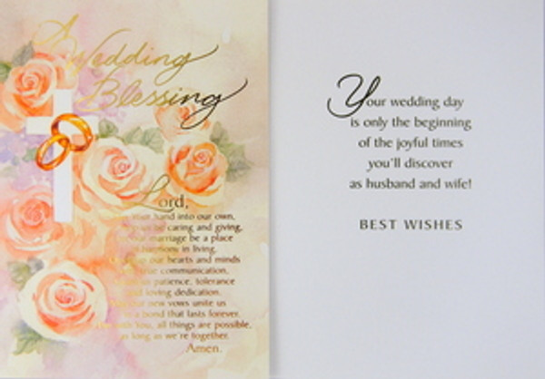 A Wedding Blessing Wedding Card