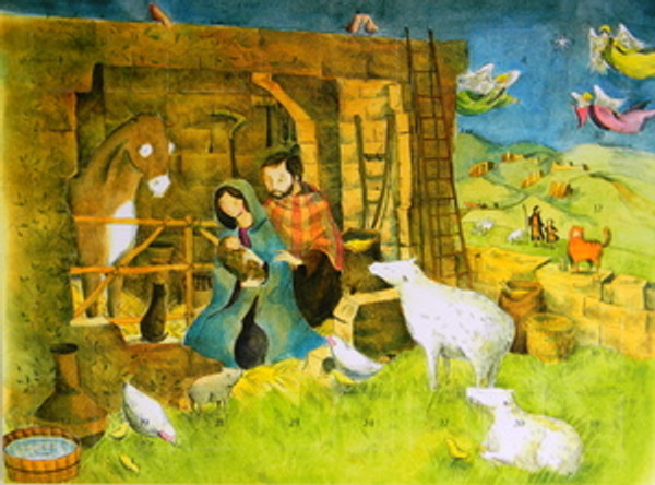 Jesus the Savior Is Born Advent Calendar