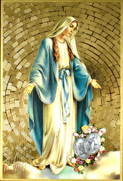 Our Lady of Grace Mosaic Wall Plaque