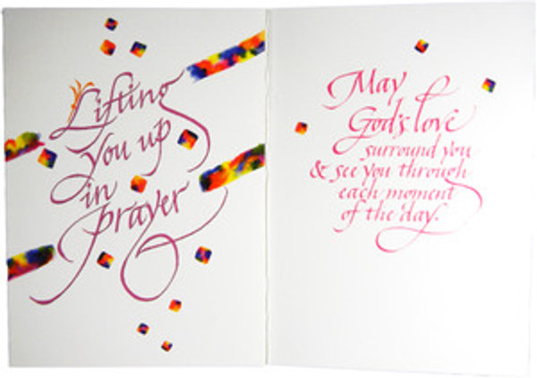 Lifting You Up In Prayer Encouragement Bookmark Card