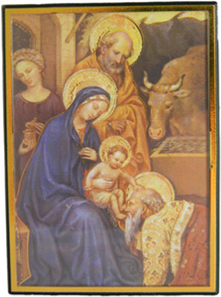 Christmas Nativity Magnet Frame Easel