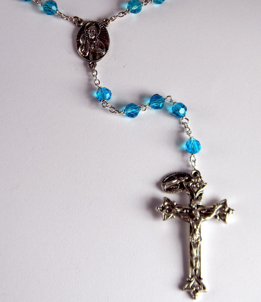 7mm Austrian Crystal bead rosary