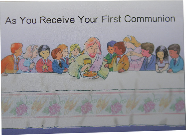 First Holy Communion Greeting Card