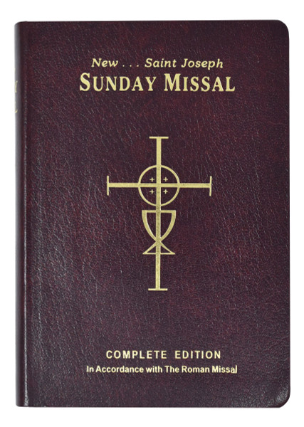 Saint Joseph Sunday Missal
Red Flexible Cover
820/09