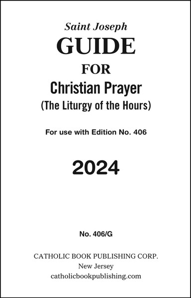 Saint Joseph Guide for Christian Prayer (The Liturgy of the Hours) 2024