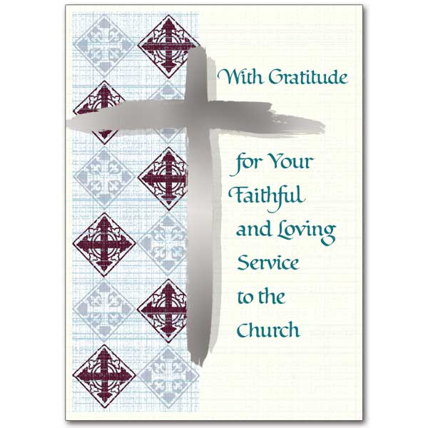 With Gratitude for your Faithful and Loving Service to the Church Greeting Card
from Altar + Home WCL1772