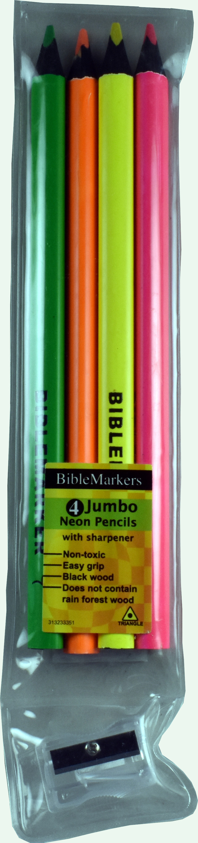 Bible Highlighter Pencil Set Jumbo Neon Our Daily Bread Catholic Gifts