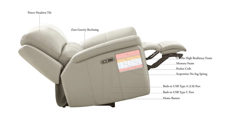 Venice Zero Gravity Recliner Collection Hydeline Usa Venice Zero Gravity Recliner Collection Hydeline Usa