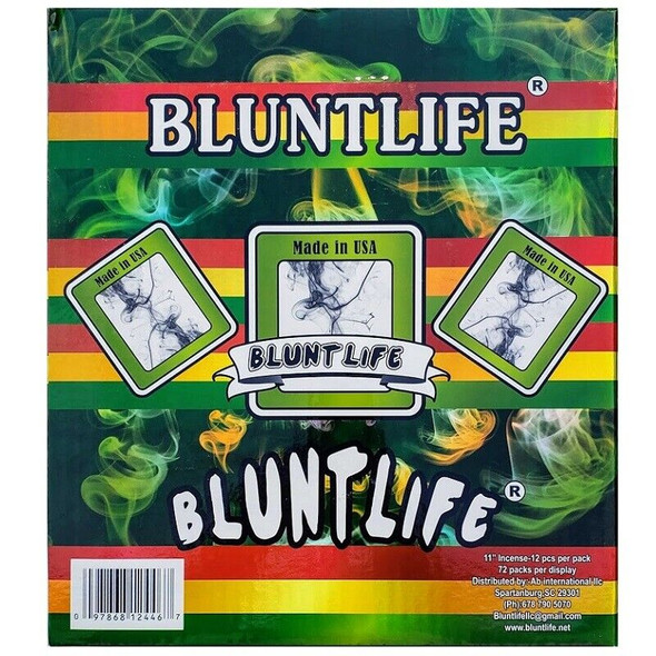 BLUNT LIFE INCENSE SMALL 72CT