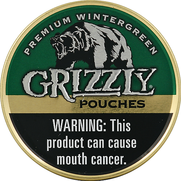 GRIZZLY  (WINTERGREEN POUCH)