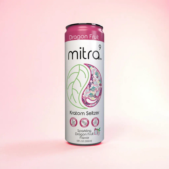 Mitra9 Kratom Seltzer Drink | High-Quality, Gluten-Free, Zero Calories