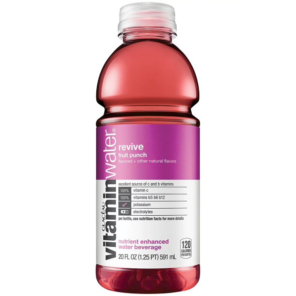 VITAMIN WATER 20OZ - 12CT