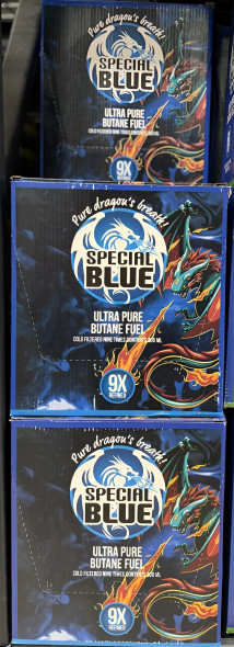 SPECIAL BLUE 9X BUTANE 300ml -12CT