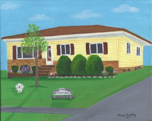 Maher House 4 Custom Folk Art Painting
