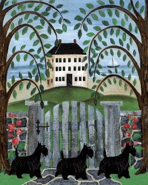 Scottie Dogs by Occean House 11x14 Print