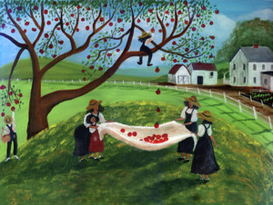 PRIMITIVE COUNTRY APPLE PICKERS