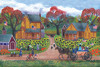 SUNFLOWER and PUMPKIN AMERICAN FARM OF YESTERYEAR 12x16 Print