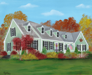 Wyndham House Folk Art Painting