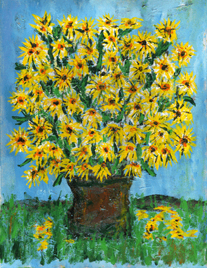 Pot of Sunflower Sunsations