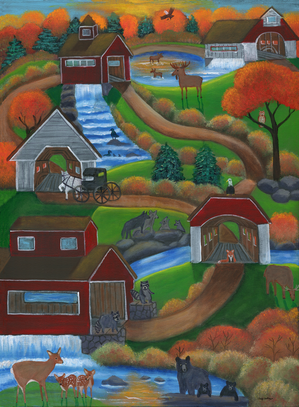 Custom Painting 18x24" Dunn SOLD