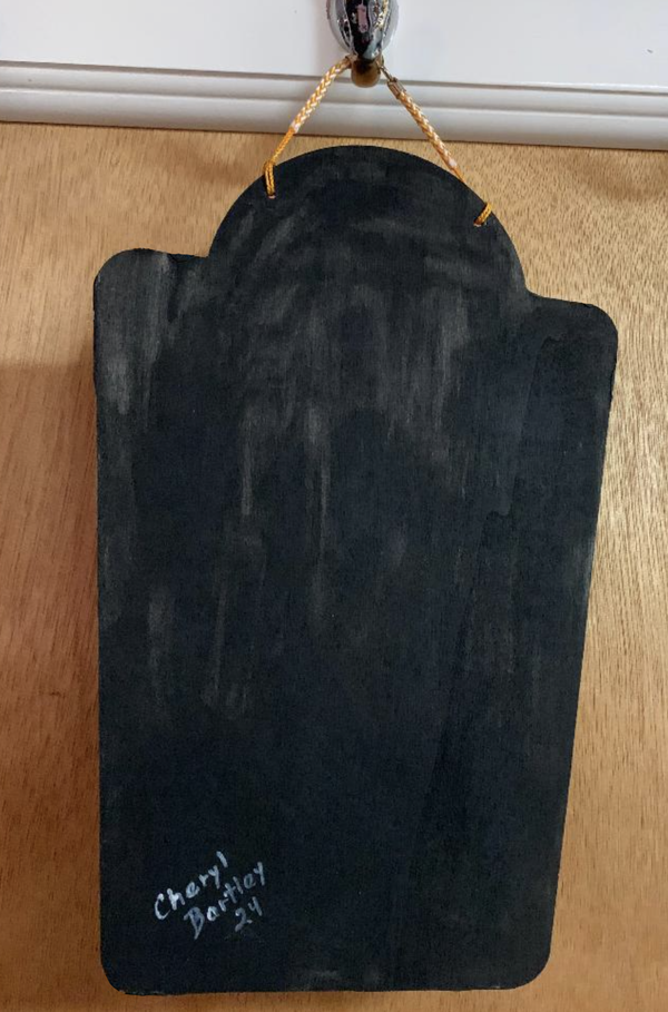 original painting Halloween Witch Ghost Pumpkin Patch