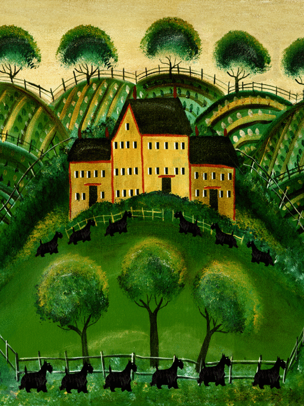 Scottie Parade by Mustard House 8x10 print