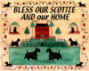 Scottie Dog House Blessing Print 11x14