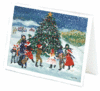 Dancing Around the Christmas Tree Greeting Card
