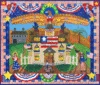 SPIRIT OF AMERICA FOLK ART SAMPLER PRINT