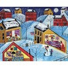 WINTER MOON QUILTER VILLAGE FOLK ART PRINT 11 x 14