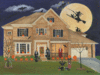 Wolf House Halloween Scene