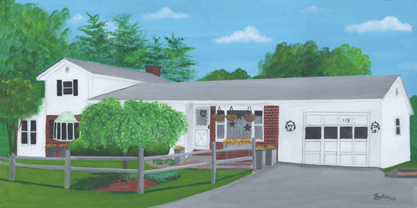 Reasinger House 2 Folk Art Painting