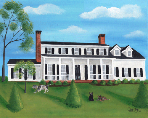 Original Custom Painting Your Home & Pets 18x36
