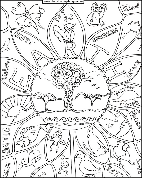 EARTH Coloring Craft Page FREE