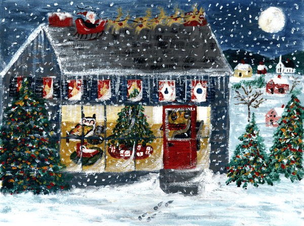 Sant's Comming to Town Christmas Eve