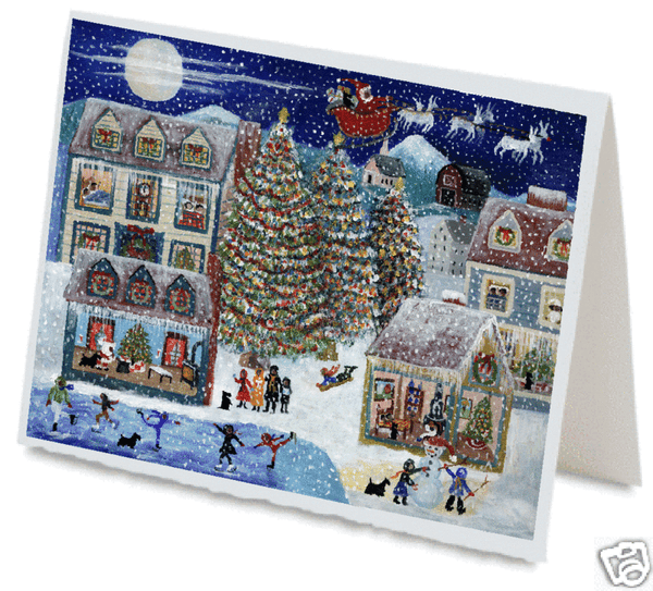 Scotty Dog Christmas Greeting Cards #3