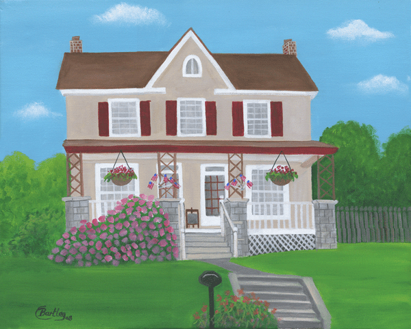 Reasinger House 1 Folk Art Painting