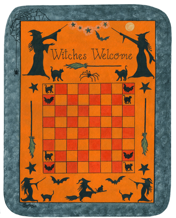 Witch Welcome Floor cloth Board Game