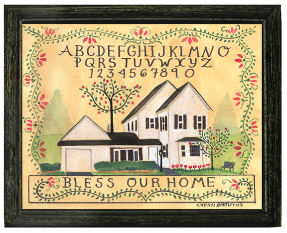 Whitman House Watercolor Sampler