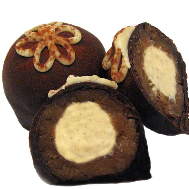 Decadent Liquor Dessert Truffles Made with top shelf liquors Gabriella Chocolates & Confections