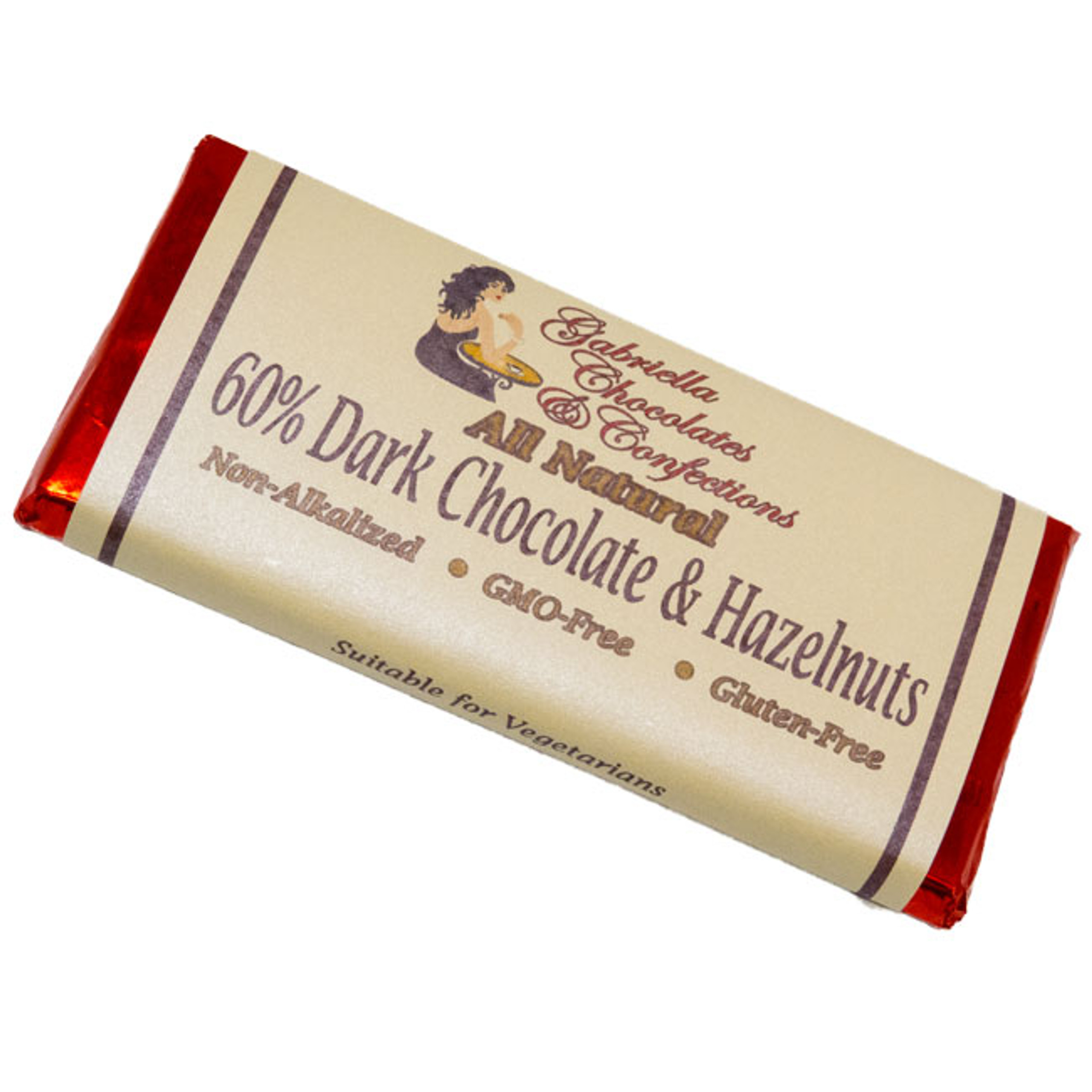 Dark Chocolate Hazelnut Bar Gabriella Chocolates Confections