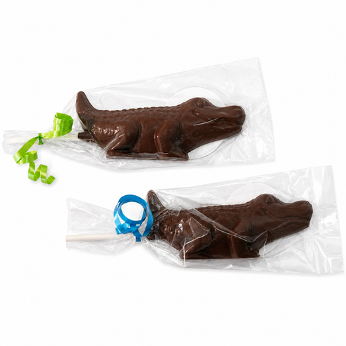 A Bite of Fun. A Taste of Luxury.
Celebrate any occasion with a handcrafted Chocolate Gator Pop—where playful design meets premium chocolate craftsmanship. Perfectly sized, beautifully molded, and irresistibly delicious.