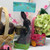 (Solid 60 % Dark Chocolate 1 1/2 lbs ) Hand-Decorated Bunny (Spring package)
