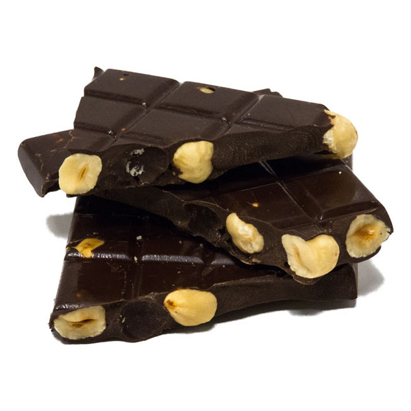 Dark Chocolate Hazelnut Bar Gabriella Chocolates & Confections