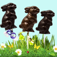 • 60% Dark Chocolate Easter Bunny (2 oz.)

• Milk Chocolate Easter Bunny (2 oz.) 

•Gluten-Free • GMO-Free • Dark Chocolate Suitable for Vegans