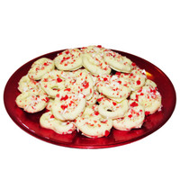 White Chocolate Peppermint Pretzels