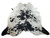 The marvelous black and white color of this elegantly patterned cowhide rug will polish any room with its soft texture and velvety feeling.
